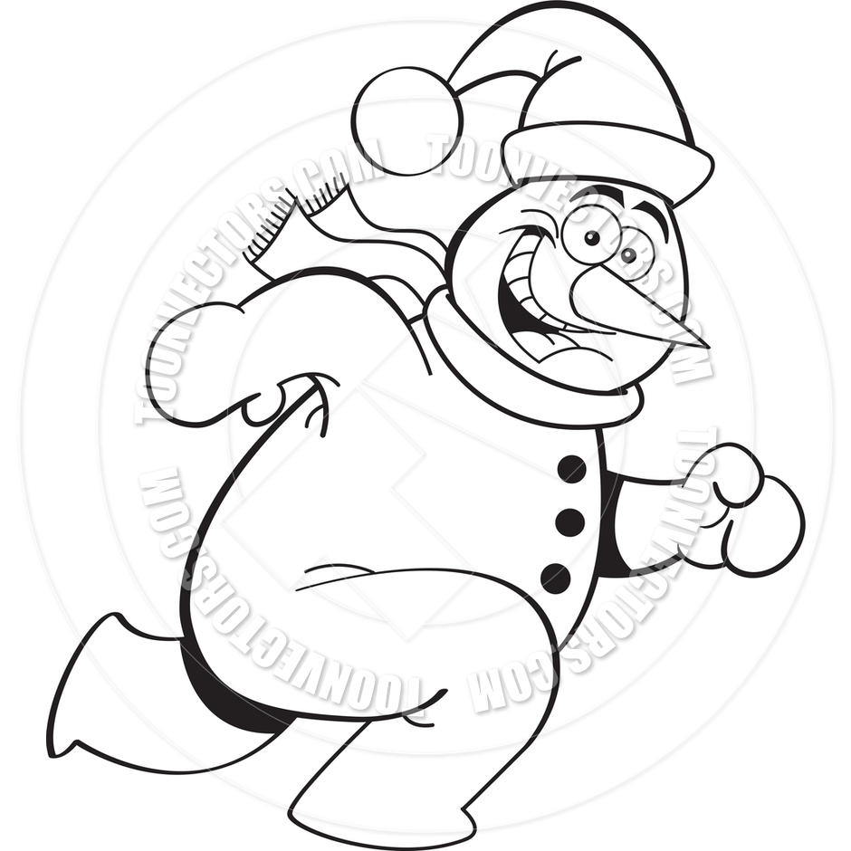 940x940 Snowman Clipart Black And White