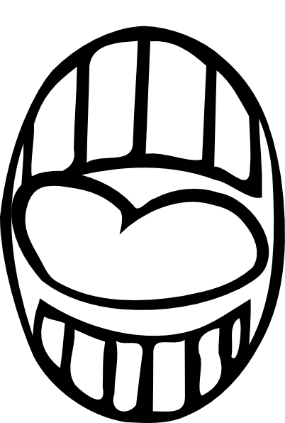 402x596 Tongue Clip Art