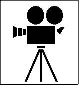 158x170 Movie Camera Icon Clip Art