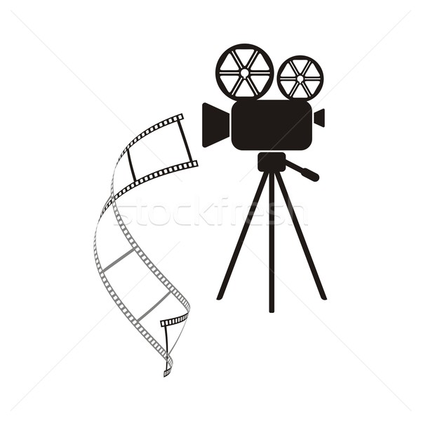 600x600 Movie Camera Icon Vector Illustration David Benes (Blumer1979