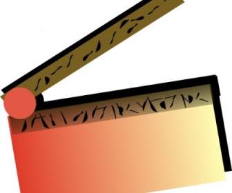 336x280 Movie Clapper Board Clip Art Vector Clip Art Free Vector Free Download