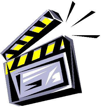 345x365 Movie Clapper Clip Art Chadholtz