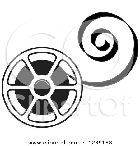 450x470 Clipart Of A Movie Film Reel