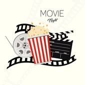 170x170 Movie Night Clip Art