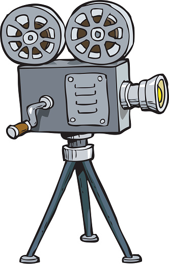 332x518 Film Projector Clipart