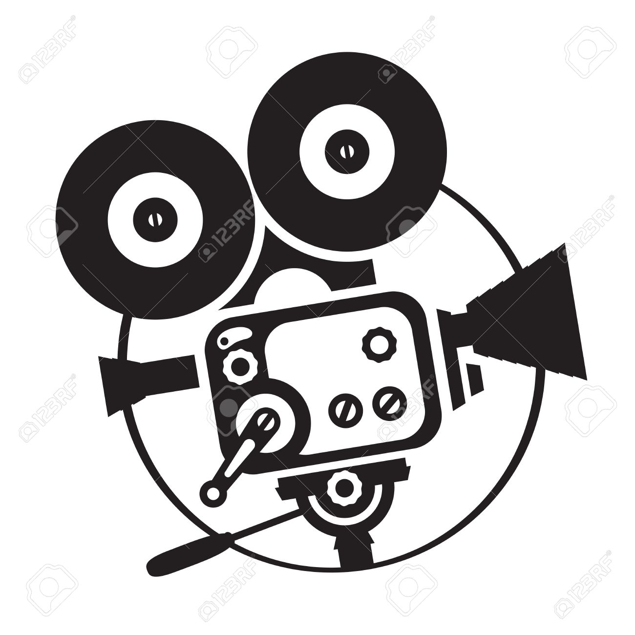 1300x1300 228 Cine Projector Stock Illustrations, Cliparts And Royalty Free