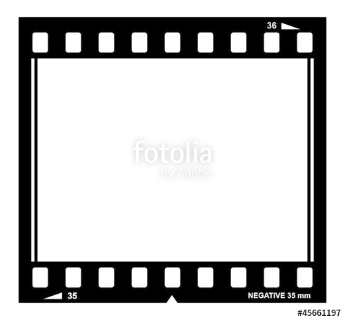 500x464 Blank Vector Film Strip Border Stock Image And Royalty Free