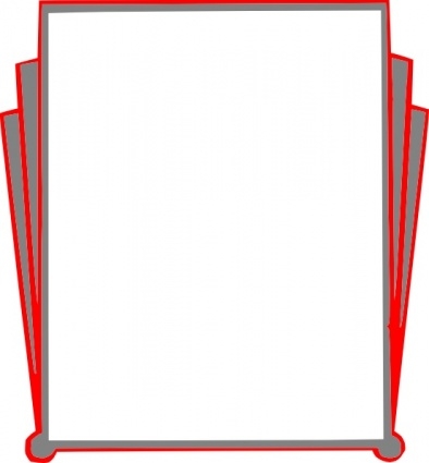 394x425 Movie Borders Clip Art