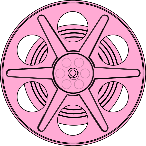600x600 Pink Reel Clip Art