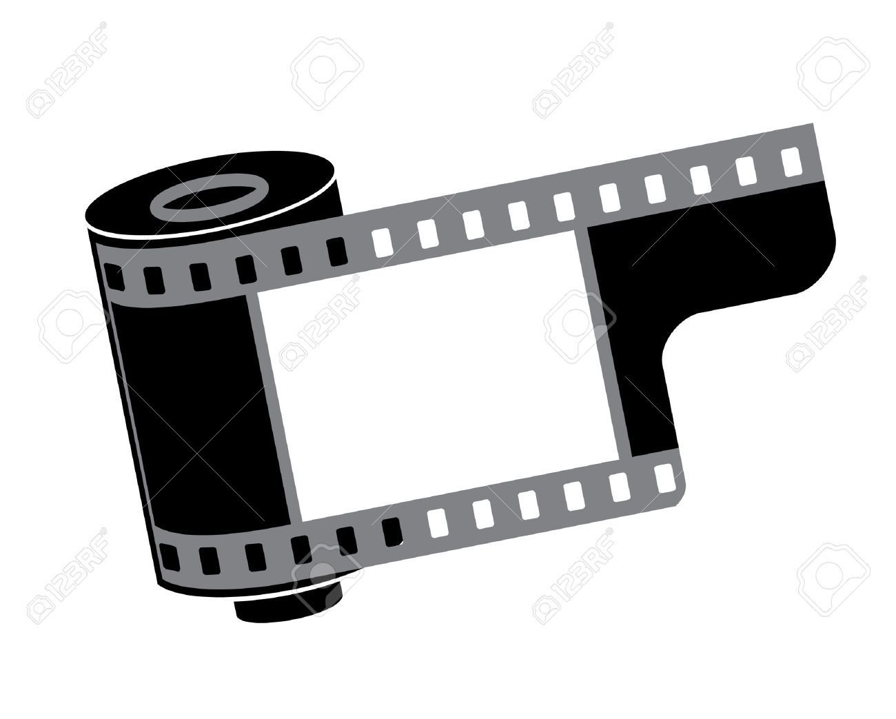 1300x1043 Vector. Film Reel Royalty Free Cliparts, Vectors, And Stock