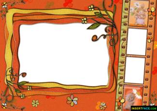 325x229 Movie Reel Photo Frame. Insert Photos