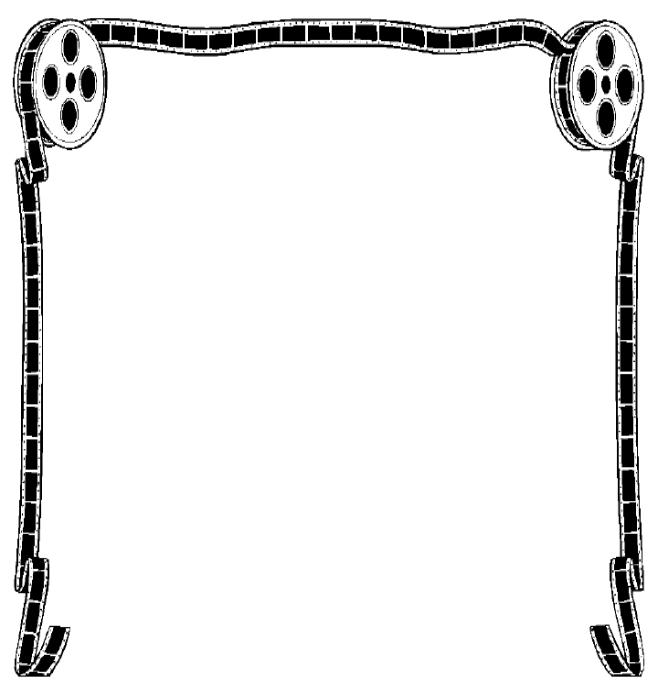 658x690 Movie Reel Frame Clipart Clipart
