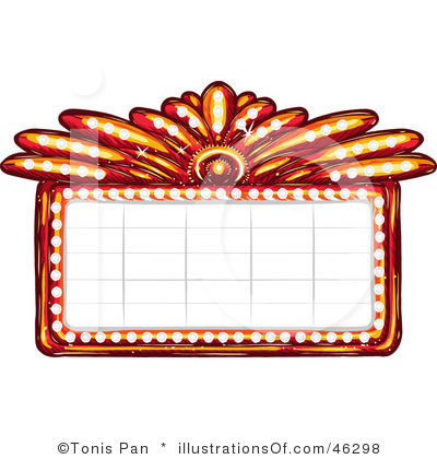 400x420 Lights Clipart Movie Theater