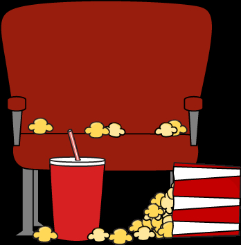 348x354 Movie Theater Clipart