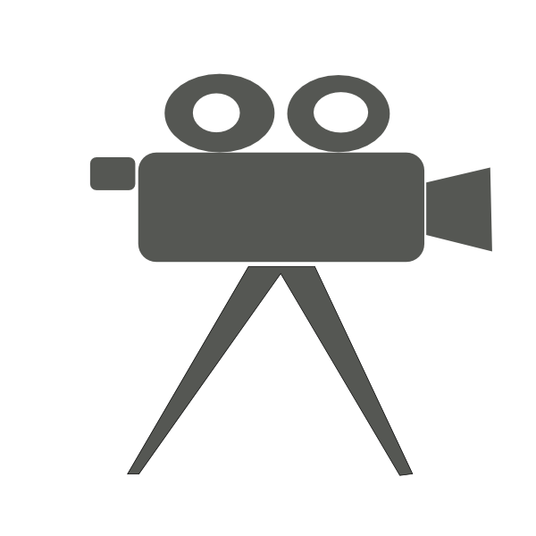 600x600 Free Video Camera Clipart Image