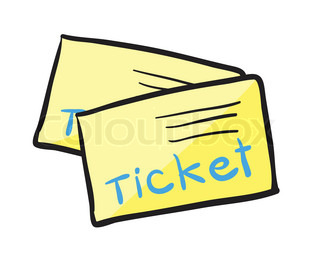 320x258 Ticket Icon In The Outline Style. Ticket Vector Illustration