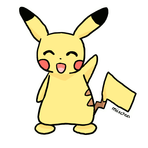 500x500 Pikachu Clipart Moving Image