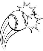 144x170 Softball Clip Art