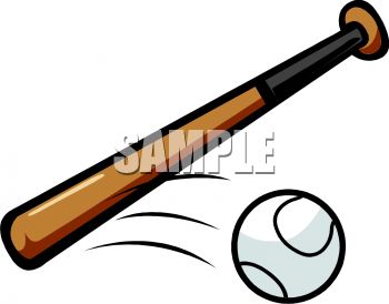350x274 Baseball Bat And Moving Ball