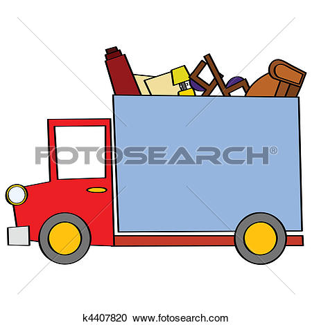 450x470 Moving Truck Clip Art