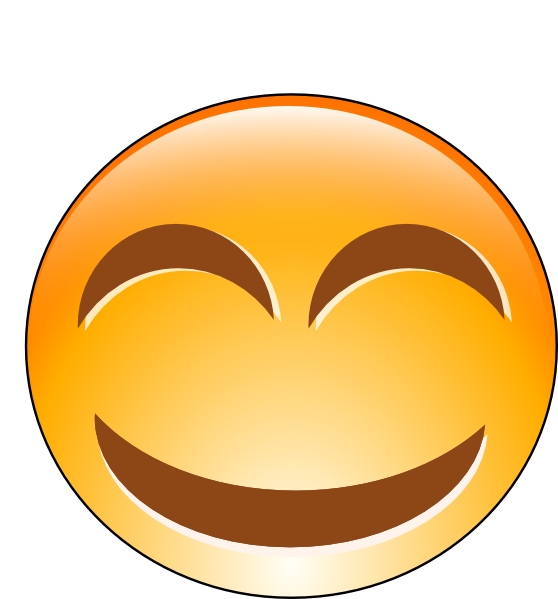 558x599 Laughing Smiley Clip Art