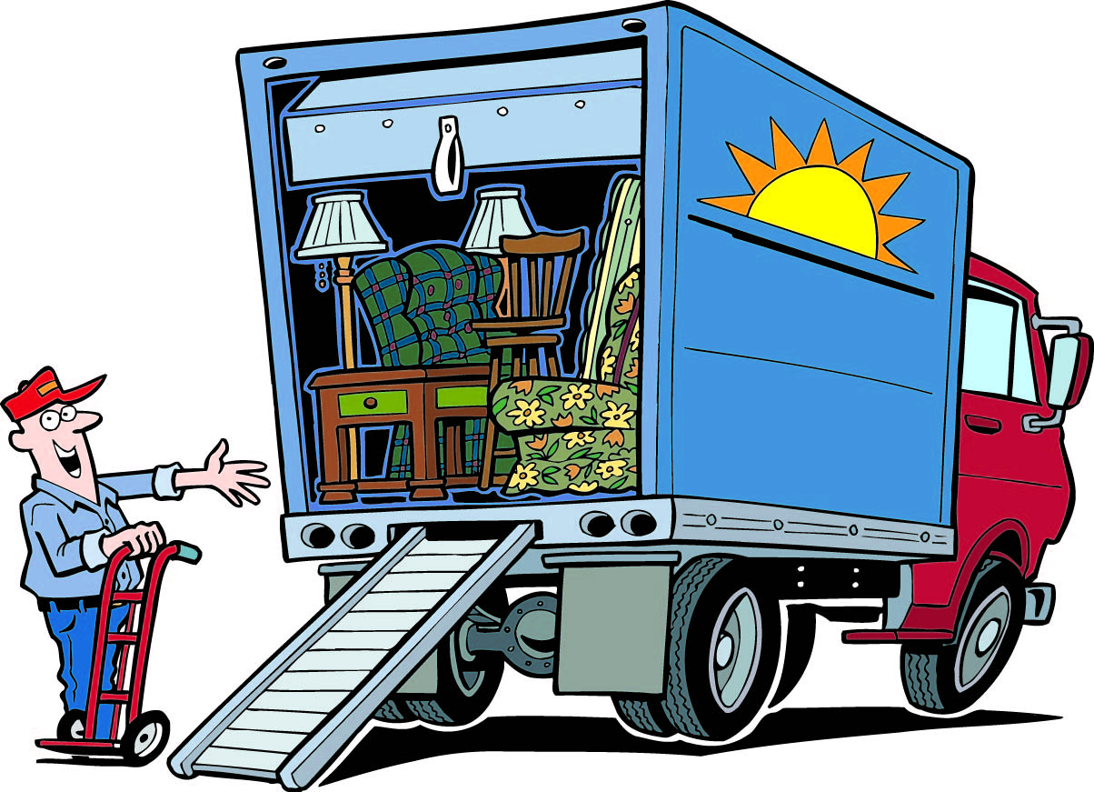 1204x871 Sale Moving Truck Clipart