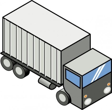 425x417 Moving Truck Clip Art, Vector Moving Truck