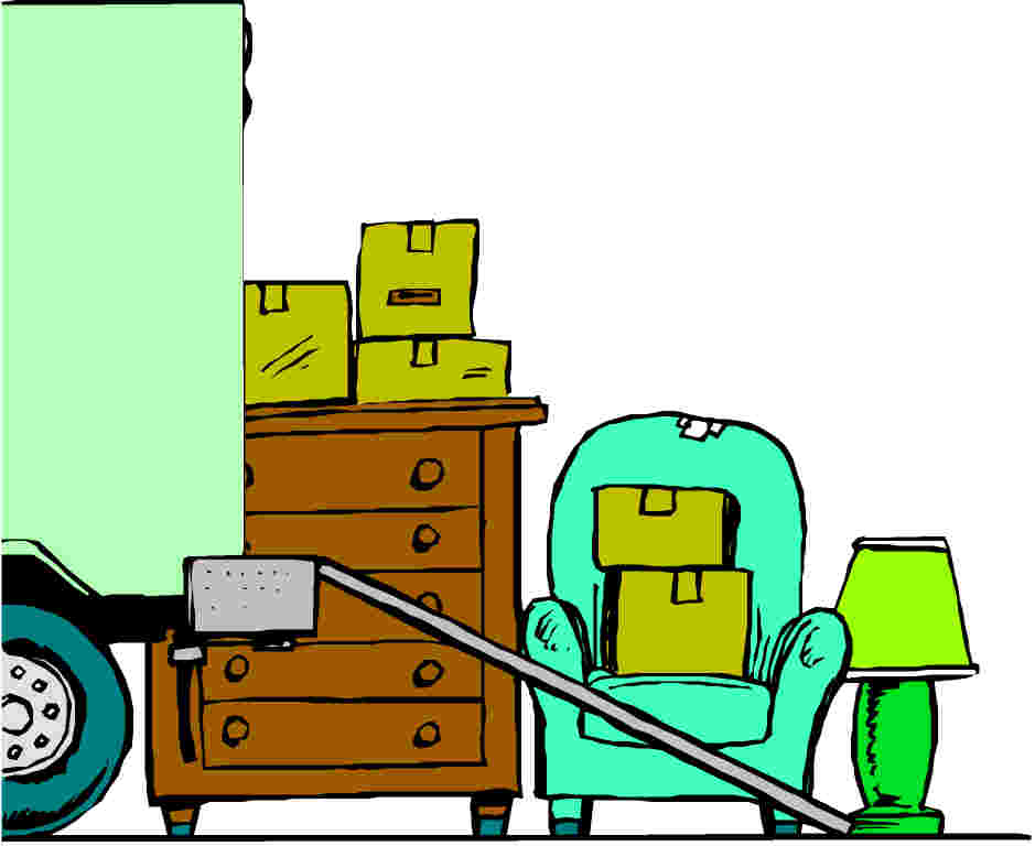 939x768 Moving Truck Clipart