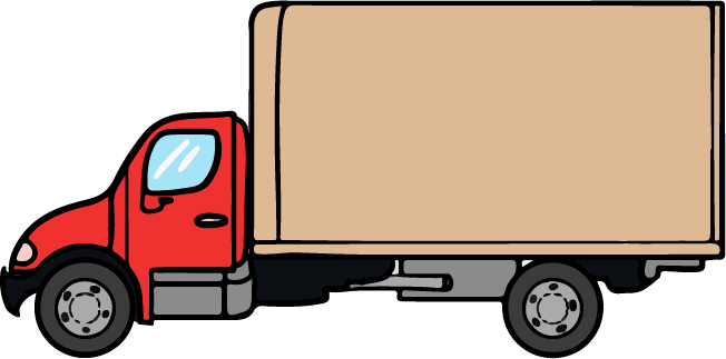 652x323 Moving Van Clipart