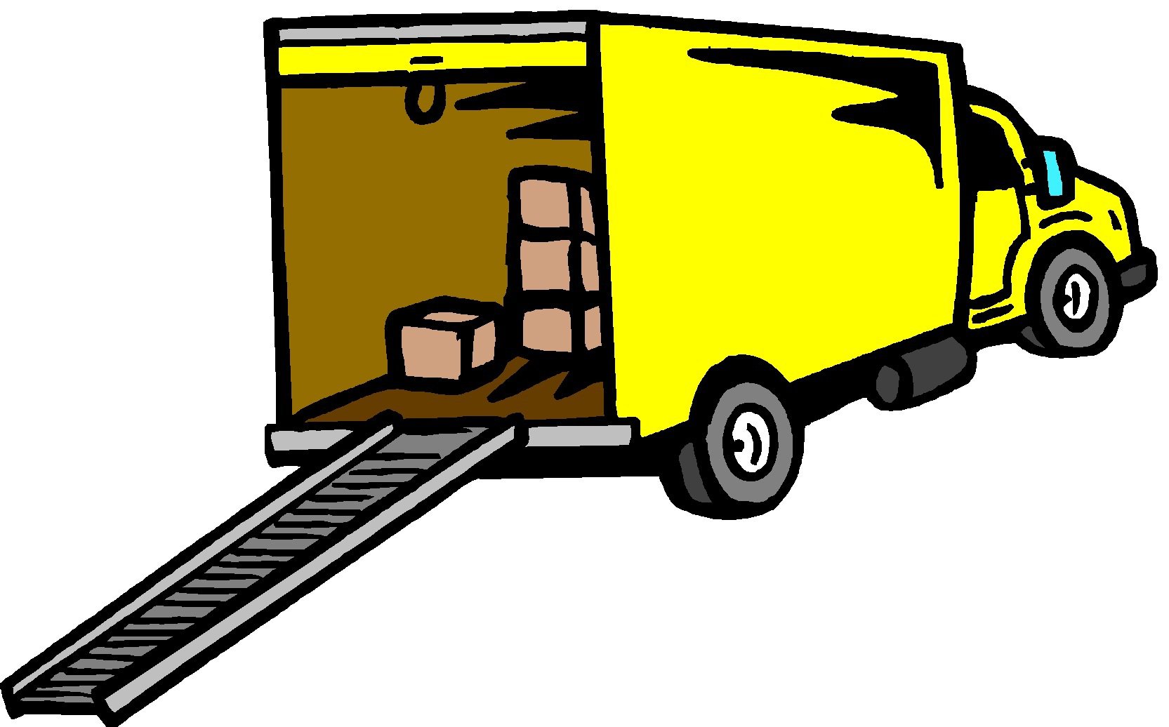 1665x1036 Moving Trucks Clipart