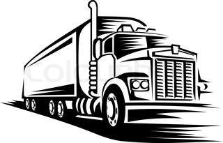 320x205 Delivery Truck Moving On Road For Transportation Concepts Stock