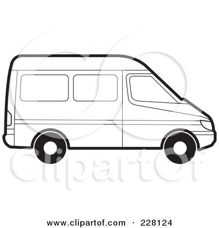 450x470 Van Outline Clip Art