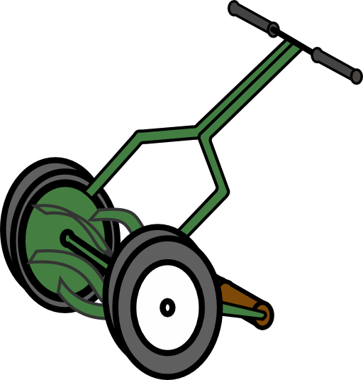 512x535 Lawn Mower Clipart 3