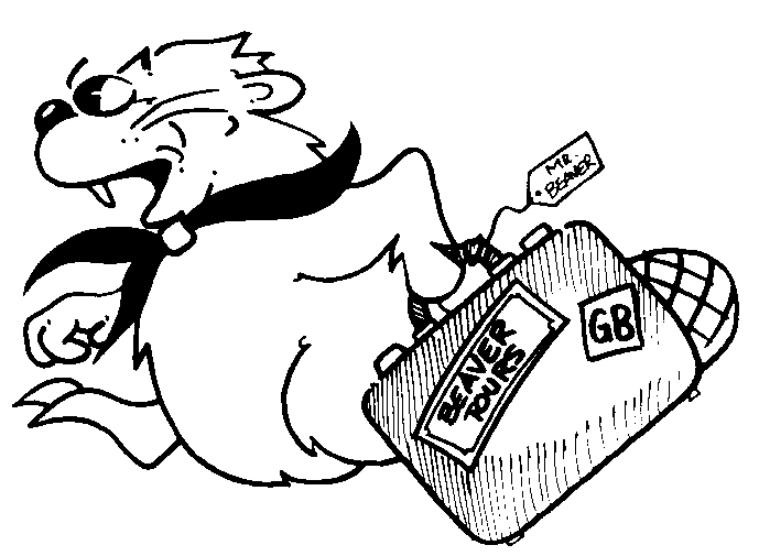 689x505 Beaver Clip Art