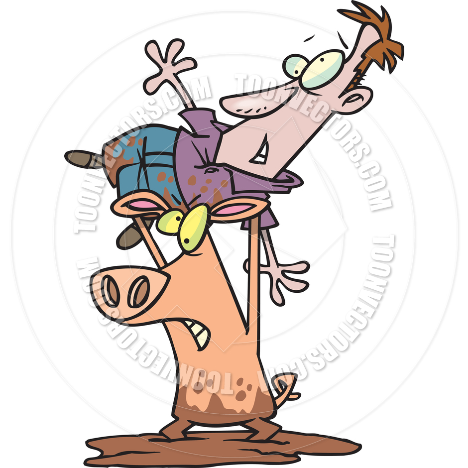 940x940 Cartoon Pig Mud Wrestler By Ron Leishman Toon Vectors Eps