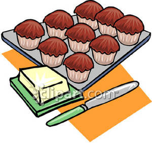 300x281 Muffin Plate Clipart