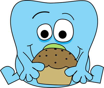 400x340 Monster With A Muffin Clip Art