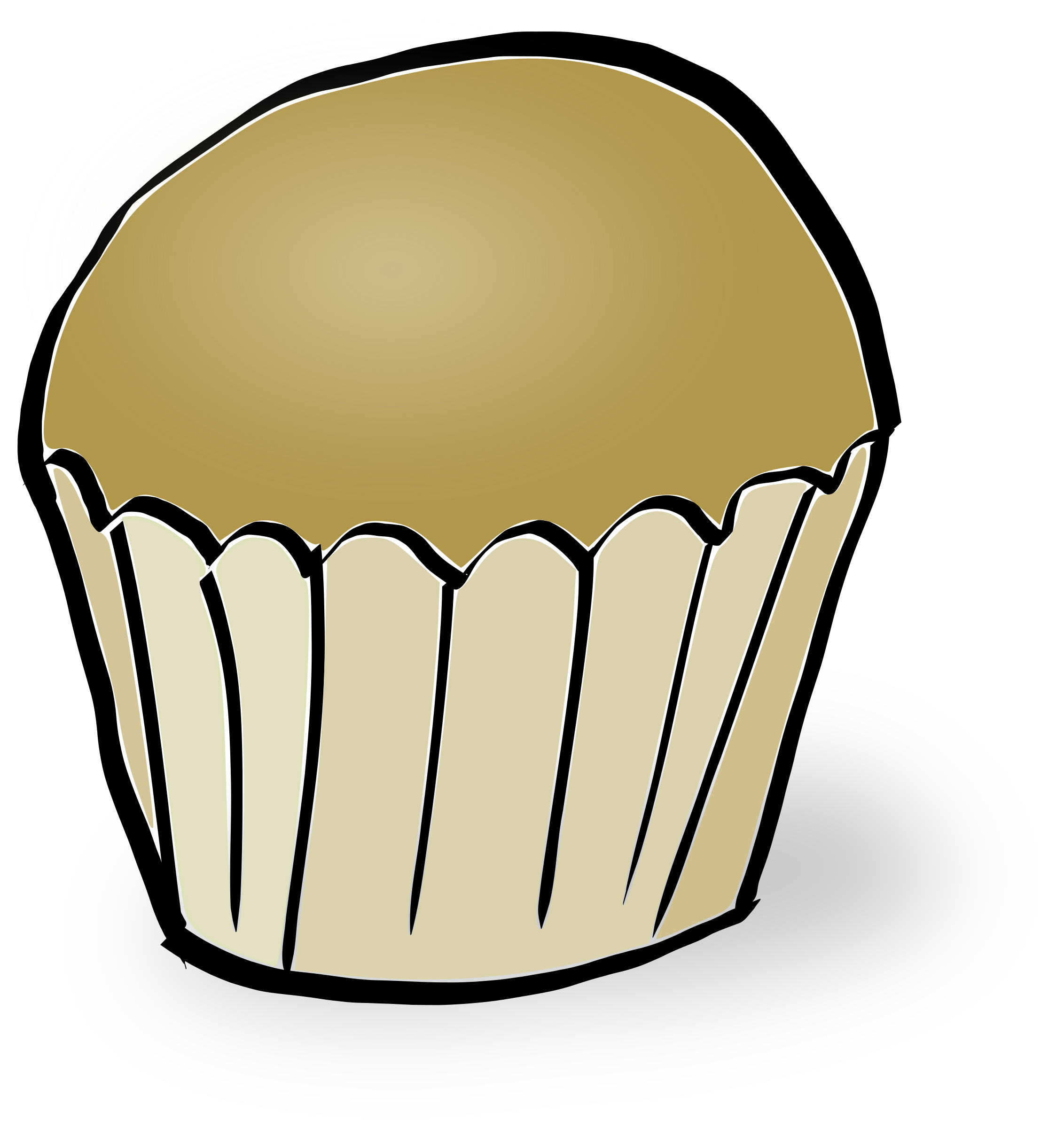 2264x2400 Blueberry Muffin Clipart Five