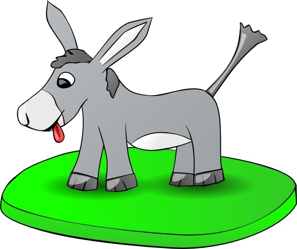600x503 Donkey On A Plate Clip Art Free Vector In Open Office Drawing Svg