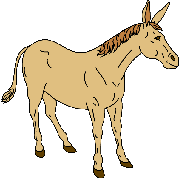 600x600 Mule Clip Art