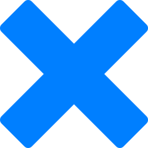 300x300 Blue Cross Clip Art