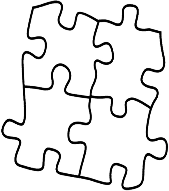 Puzzle Pieces Coloring Pages 8