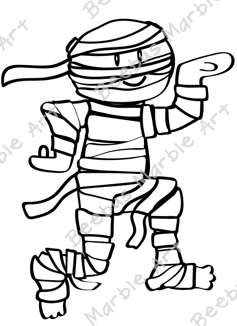 762x1050 Halloween Digital Stamp, Printable Clipart, Digital Images