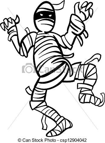 347x470 Mummy Clipart Black And White