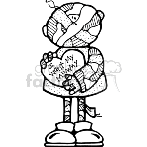 300x300 Royalty Free I Want My Mummy 374399 Vector Clip Art Image