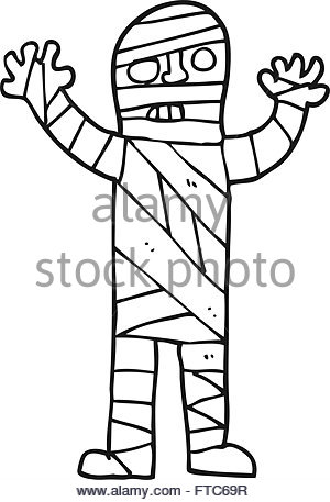 300x457 Freehand Drawn Cartoon Mummy Stock Vector Art Amp Illustration