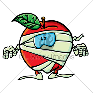 325x325 Funny Cartoon Corn Is The Mummy Gl Stock Images