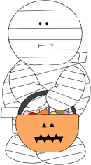 130x236 Halloween Mummy Clip Art