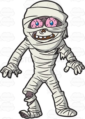 286x400 Mummy Costume Clipart