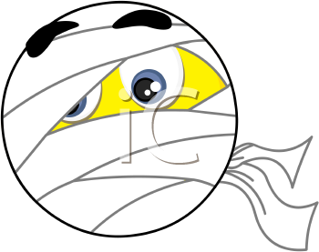 350x277 Royalty Free Halloween Mummy Clipart